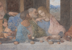 Last Supper by Leonardo da Vinci: why is Peter holding a knife in his hand?