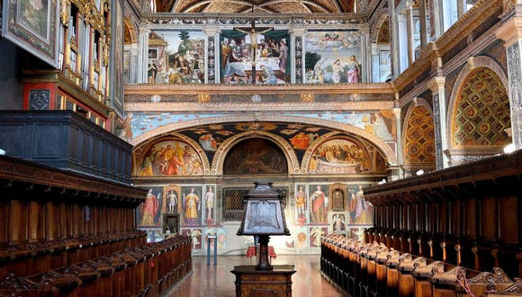 Aula delle monache della chiesa di San Maurizio - Saal der Nonnen in der San Maurizio Kirche